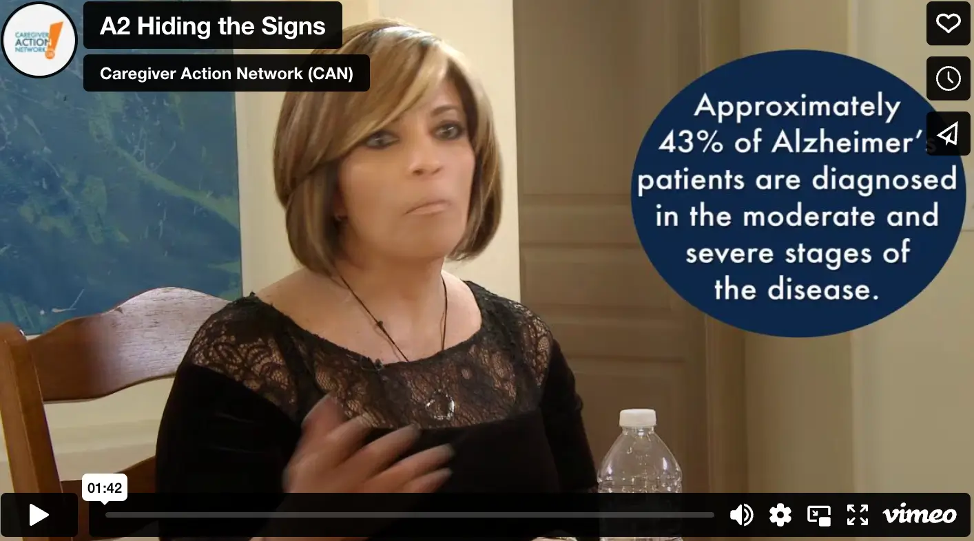 Caregiver Addressing Late Diagnosis in Alzheimer’s Patients