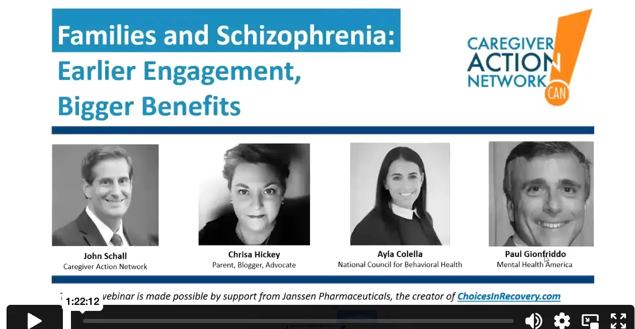 Family Caregiver Support in Schizophrenia Management